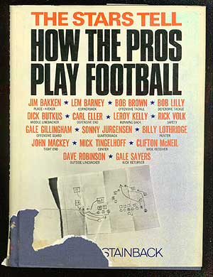 Item #71483 The Stars Tell How the Pros Play Football. Berry STAINBACK