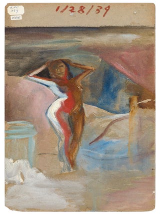 [Original Artwork]: Double-Sided Dancing Female Nudes