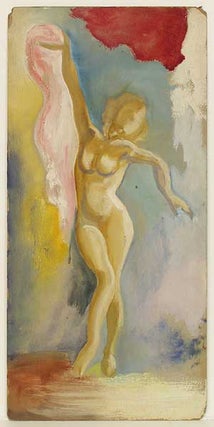 Item #72327 Dancing Nude with Pink Cloth. E. E. CUMMINGS