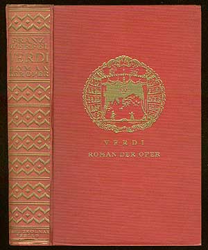 Item #7263 Verdi: Roman Der Oper. Franz WERFEL.