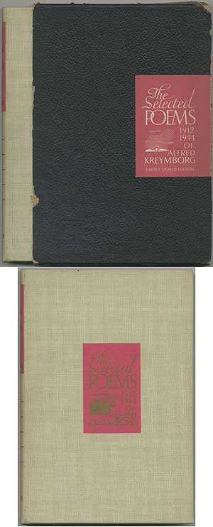 Item #72703 The Selected Poems 1912-1944 of Alfred Kreymborg. Alfred KREYMBORG.
