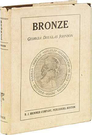 Item #72735 Bronze. Georgia Douglas JOHNSON.