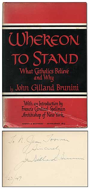 Item #72863 Whereon to Stand. Jean TOOMER, John Gilland BRUNINI.