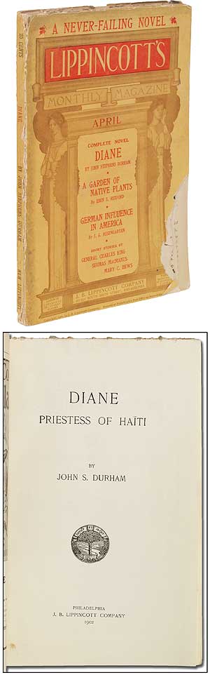 Item #72876 [Novel]: Diane, Priestess of Haiti, in Lippincott's Monthly Magazine, LXIX, April 1902. John Stephens DURHAM.