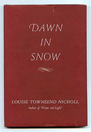 Item #73045 Dawn in Snow. Louise Townsend NICHOLL.