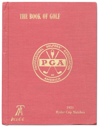 Item #73109 The Book of Golf: 1951 Ryder Cup Matches