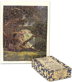 Item #73290 The Prince. Jig of Jigs Puzzle. Number Two. Maxfield PARRISH.