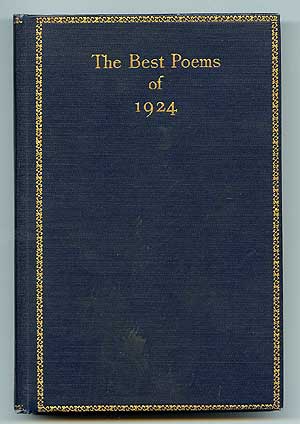 Item #74393 The Best Poems of 1924. L. A. G. STRONG.