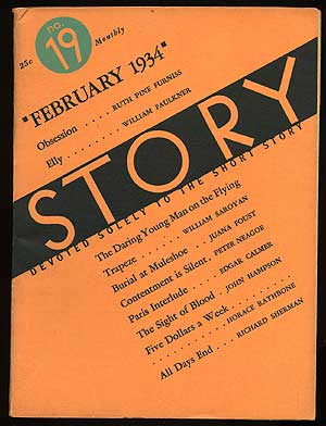 Item #74468 Story: February 1934. William FAULKNER