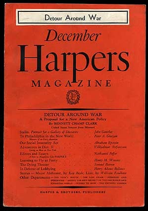 Item #74520 Harper's Magazine - December 1935. William FAULKNER