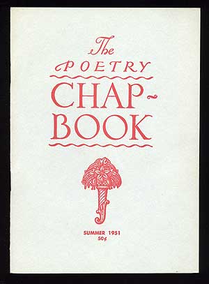 Item #75349 The Poetry Chapbook: Summer 1951. Leonora SPEYER