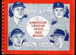Item #75801 The 1966 American League Red Book: Thirty-Seventh Annual Edition
