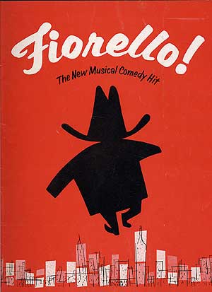Item #75894 Program for: Fiorello! George ABBOTT, Jerome Weidman
