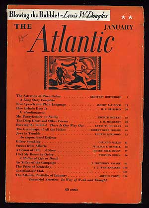 Item #76027 The Atlantic Monthly: January 1936