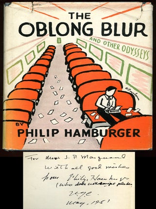 Item #77996 The Oblong Blur and Other Odysseys. Philip HAMBURGER