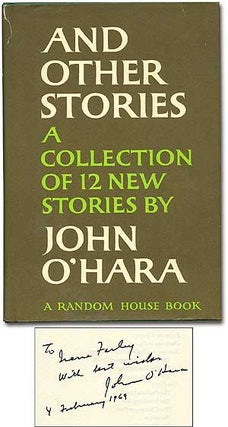 Item #78032 And Other Stories. John O'HARA