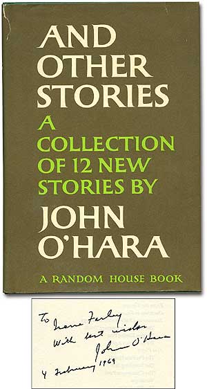 Item #78032 And Other Stories. John O'HARA.
