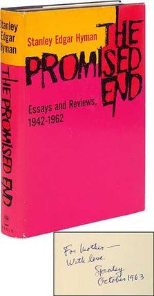 The Promised End: Essays and Reviews 1942-1962. Stanley Edgar HYMAN.