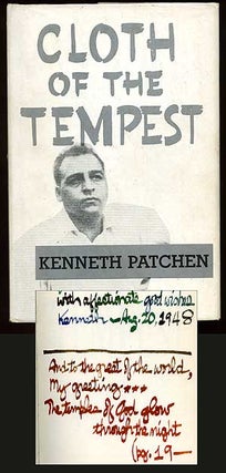Item #79794 Cloth of the Tempest. Kenneth PATCHEN