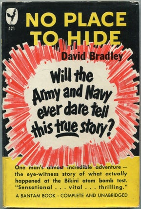 No Place to Hide [with]: Original Poster for the Bantam Books Paperback Edition