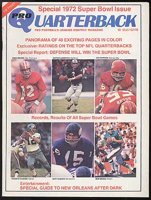 Item #81578 [Magazine]: Pro Quarterback – Volume 2, Number 4, February 1972