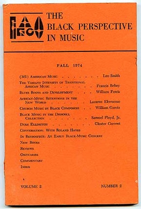 Item #84244 [Magazine]: The Black Perspective in Music. Fall 1974. Volume 2, Number 2