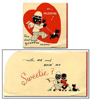Item #84544 [Valentine Card]: Hi - Valentine! How about Steppin' Along with me and bein' my Sweetie