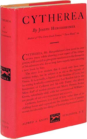 Item #84829 Cytherea. Joseph HERGESHEIMER.