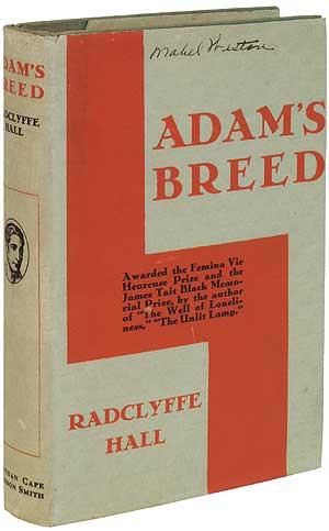 Item #85393 Adam's Breed. Radclyffe HALL.
