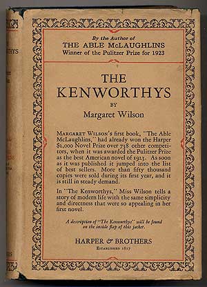 Item #85606 The Kenworthys. Margaret WILSON
