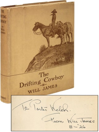 Item #85786 The Drifting Cowboy. Will JAMES