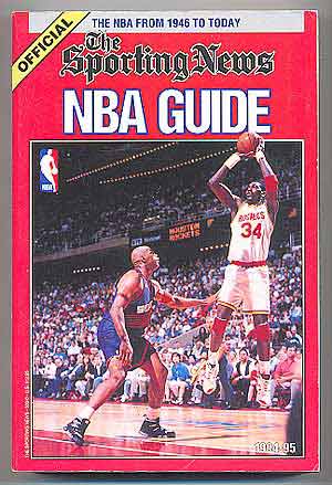 Item #86985 The Sporting News Official NBA Guide 1994-95. Craig CARTER, Alex Sachare.