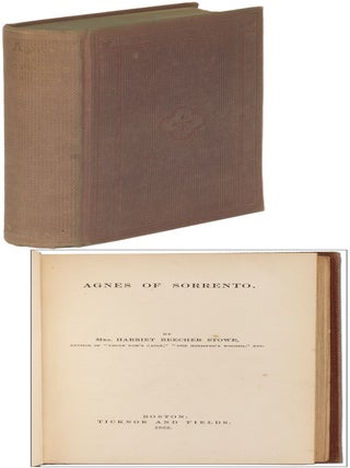 Item #87453 Agnes of Sorrento. Harriet Beecher STOWE