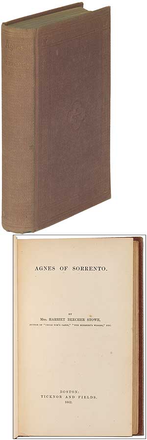 Item #87453 Agnes of Sorrento. Harriet Beecher STOWE.