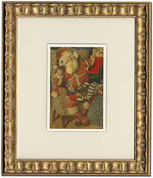 Item #87507 Original Watercolor Painting of Santa Claus. Gennady SPIRIN.