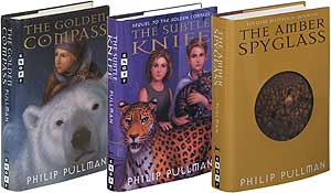 Item #88049 [His Dark Materials Trilogy]: The Golden Compass, The Subtle Knife, [and] The Amber...
