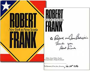 Item #88907 Robert Frank: New York to Nova Scotia. Robert FRANK, Anne Wilkes Tucker