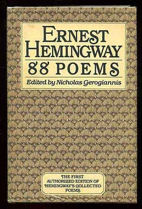 Item #89519 88 Poems. Ernest HEMINGWAY