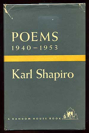 Item #89962 Poems 1940-1953. Karl SHAPIRO.