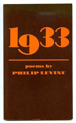 Item #90052 1933. Philip LEVINE