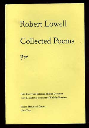 Item #90147 Collected Poems. Robert LOWELL.