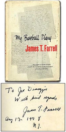 Item #91728 My Baseball Diary. James T. FARRELL