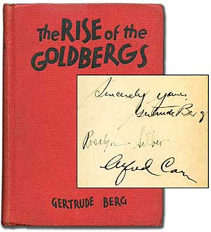 Item #92197 The Rise of the Goldbergs. Gertrude BERG