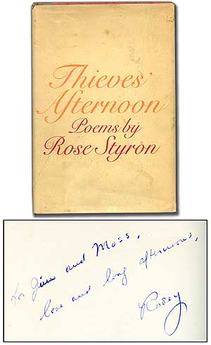 Item #92546 Thieves' Afternoon. Rose STYRON.