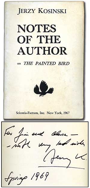 Item #92557 Notes of the Author of The Painted Bird. Jerzy KOSINSKI.