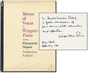 Item #92615 Mirror of Venus. Wingate PAINE, Federico Fellini Françoise Sagan
