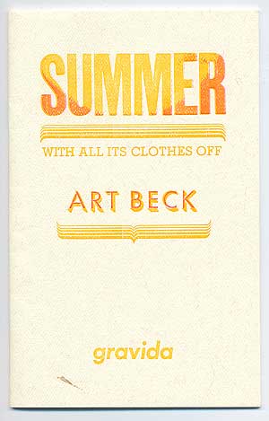 Item #93312 Summer with All its Clothes off. Art BECK.