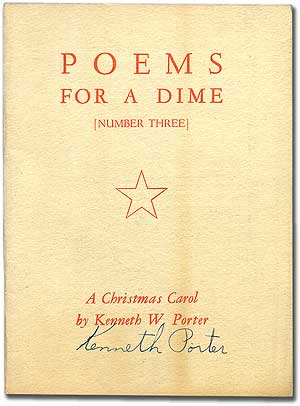 Item #93413 Poems for a Dime [Number Three]: A Christmas Carol by Kenneth W. Porter. Kenneth PATCHEN, Kenneth W. Porter.