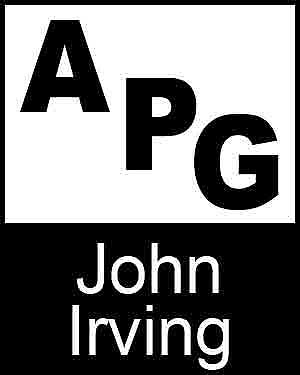 Item #93509 Bibliography, First Edition and Price Guide (APG - Author's Price Guide Series). John IRVING, The Staff of Quill, Inc Brush.