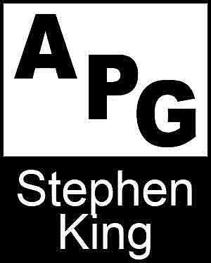Item #93519 Bibliography, First Edition and Price Guide (APG - Author's Price Guide Series). Stephen KING, The Staff of Quill, Inc Brush.